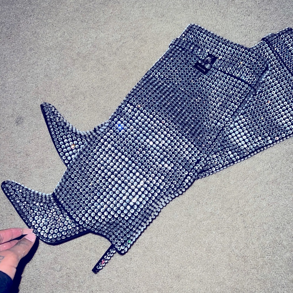 Crystal covered boot
